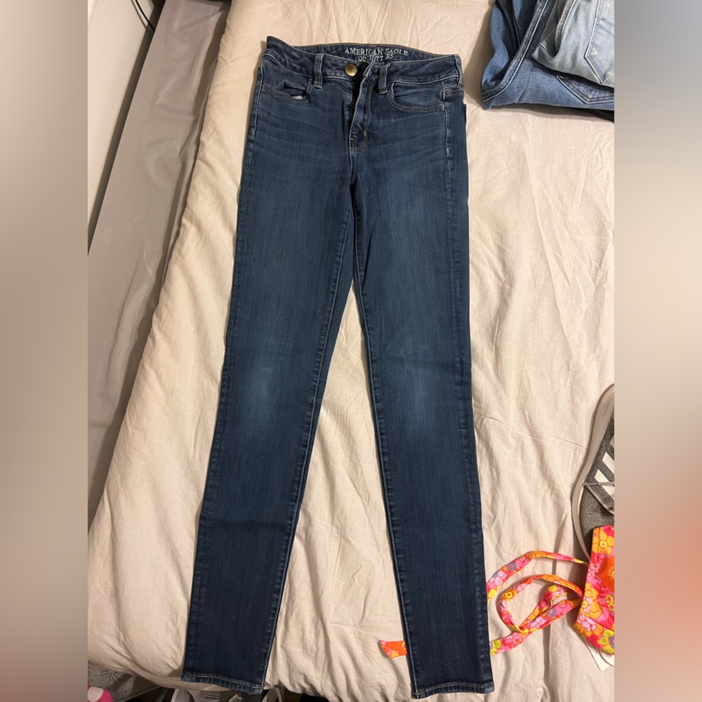 American Eagle Outfitters Blue Jeggings Modern Style